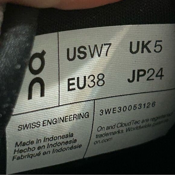 ON CLOUDSURFER Next Tangerine Ivory running lace up shoes sneakers women’s 7 new - Picture 3 of 7